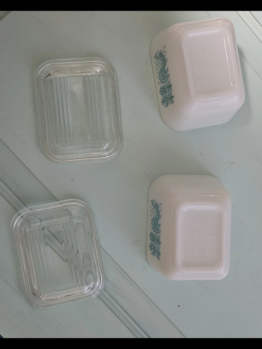 Vintage Pyrex Amish Butterprint Dishes